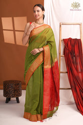 Green Khadi Cotton