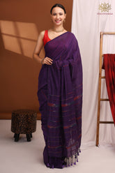 Handloom Khadi Cotton, Blue