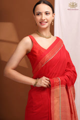 Khadi Cottton Red
