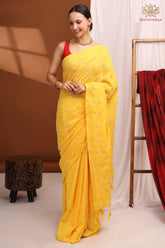Soft Handloom Cotton Yellow