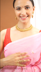 Soft Handloom Cotton light pink