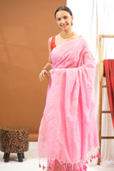 Soft Handloom Cotton light pink