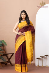 Handloom Pure Cotton Maroom