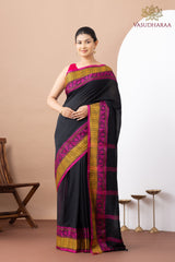 Handloom Pure Cotton Black
