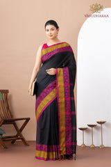 Handloom Pure Cotton Black