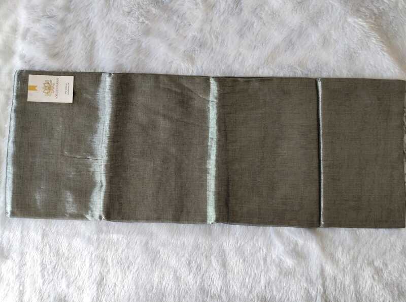 Tissue cotton Grey silver