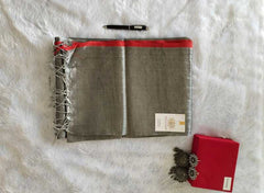Tissue cotton Grey silver