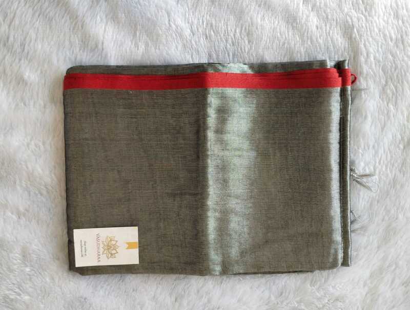 Tissue cotton Grey silver