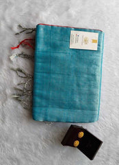 Tissue Cotton Saree Blue
