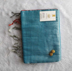 Tissue Cotton Saree Blue