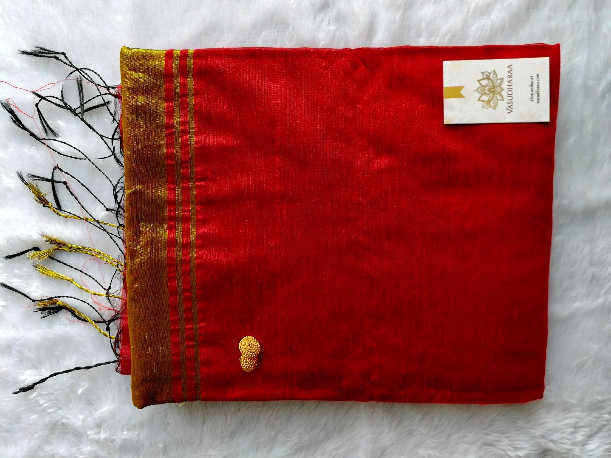 Maheshwari Silk, Red