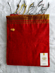 Maheshwari Silk, Red