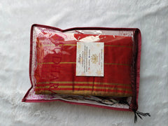 Maheshwari Silk, Red