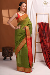 Green Khadi Cotton