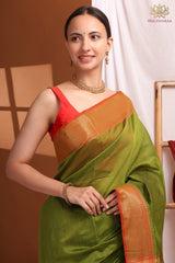 Green Khadi Cotton