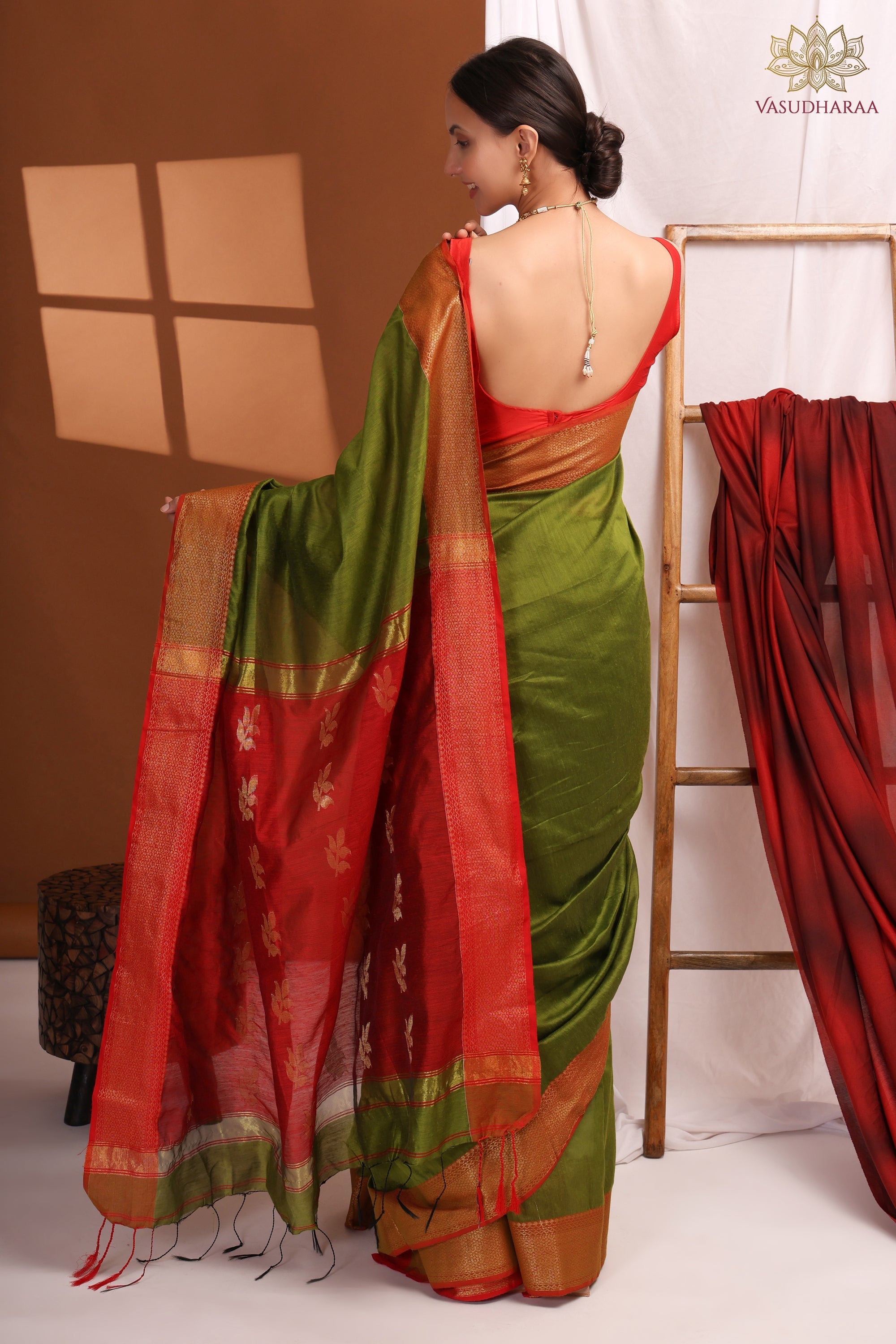 Green Khadi Cotton