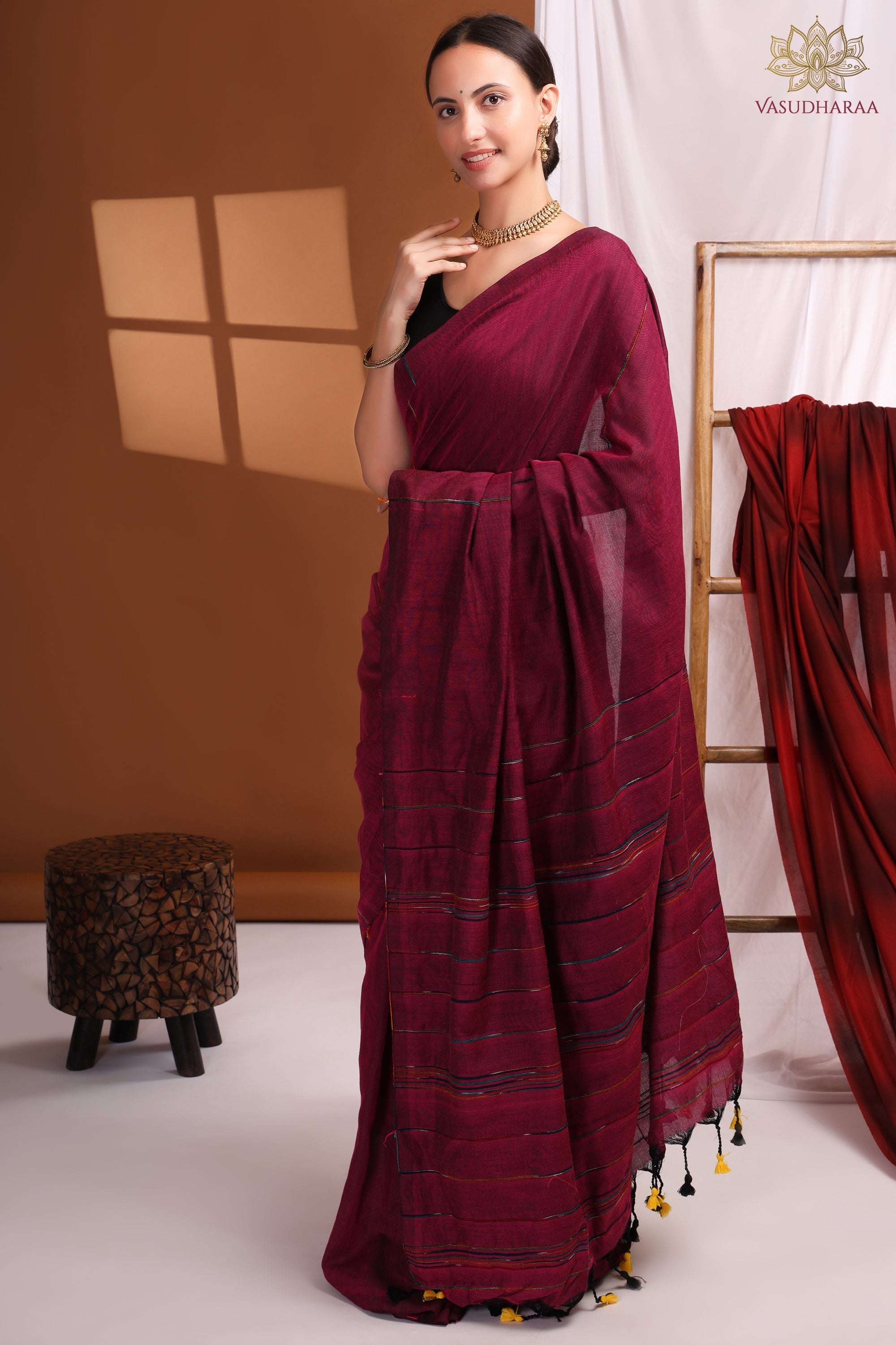 Handloom Khadi Cotton cola