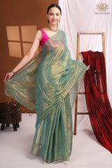 Crussed Tissue Cotton Green
