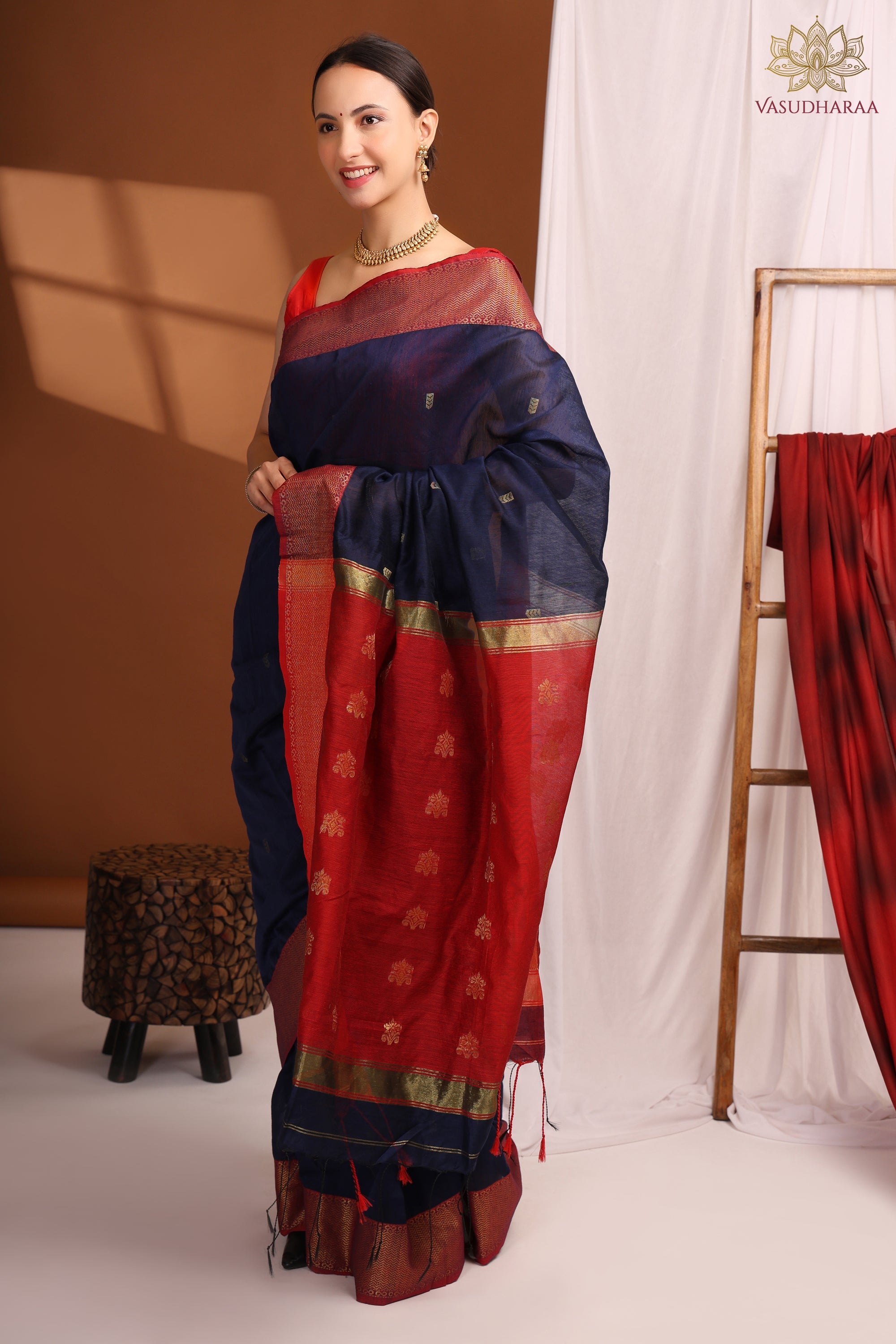 Maheshwari cotton Silk Blue