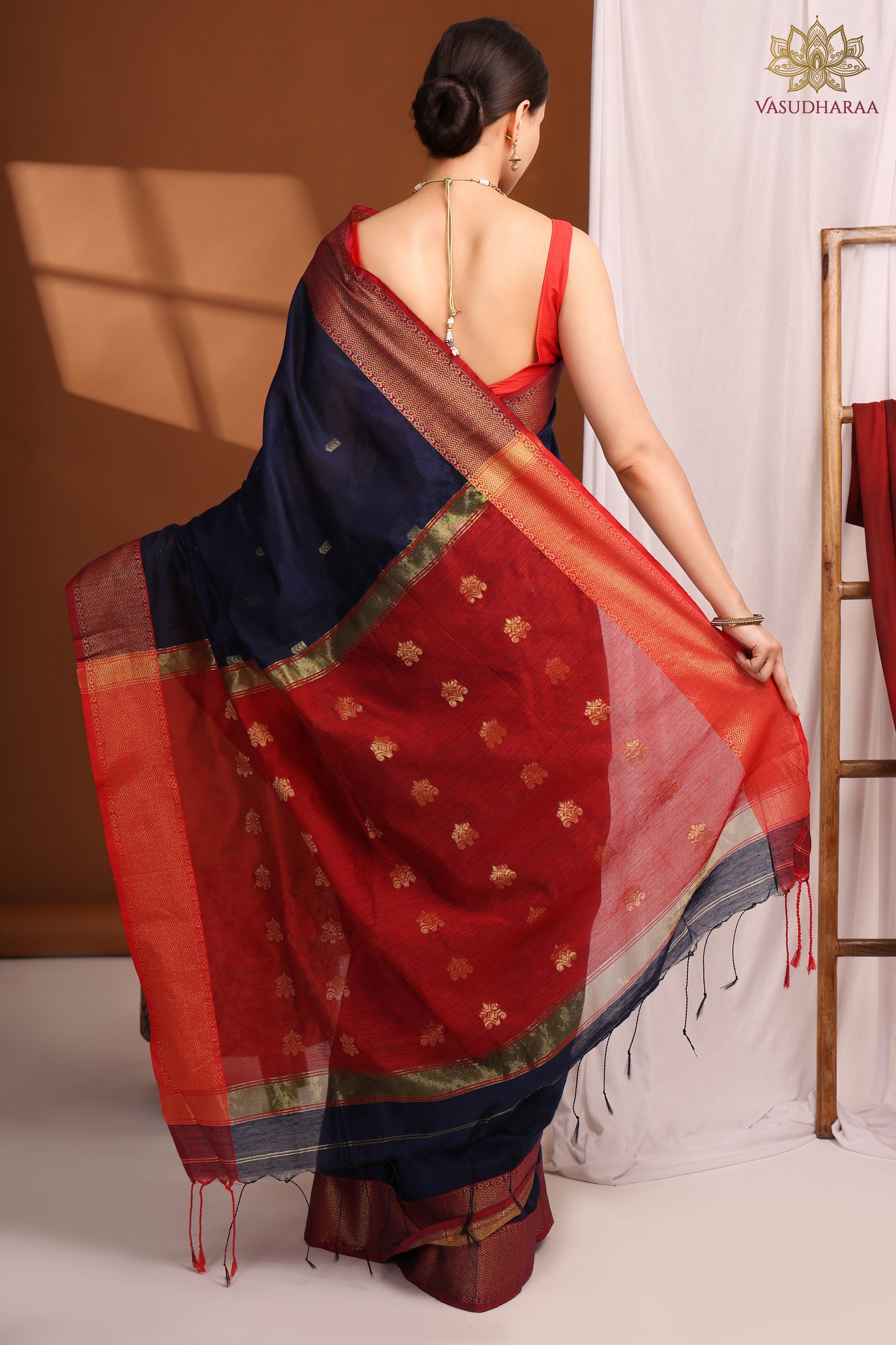 Maheshwari cotton Silk Blue