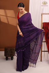 Handloom Khadi Cotton, Blue