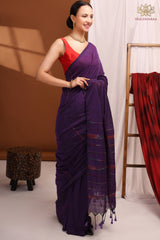 Handloom Khadi Cotton, Blue
