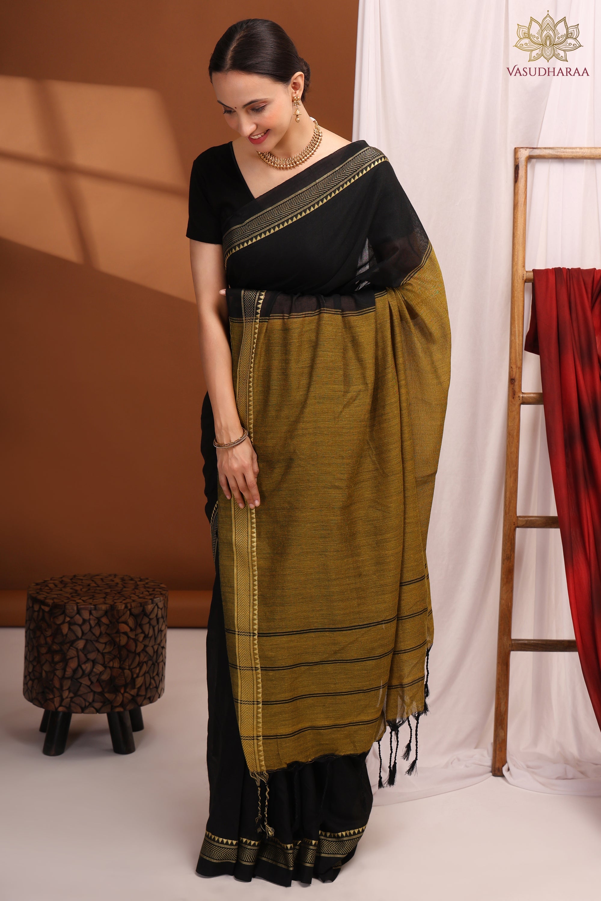 Khadi Cotton Black