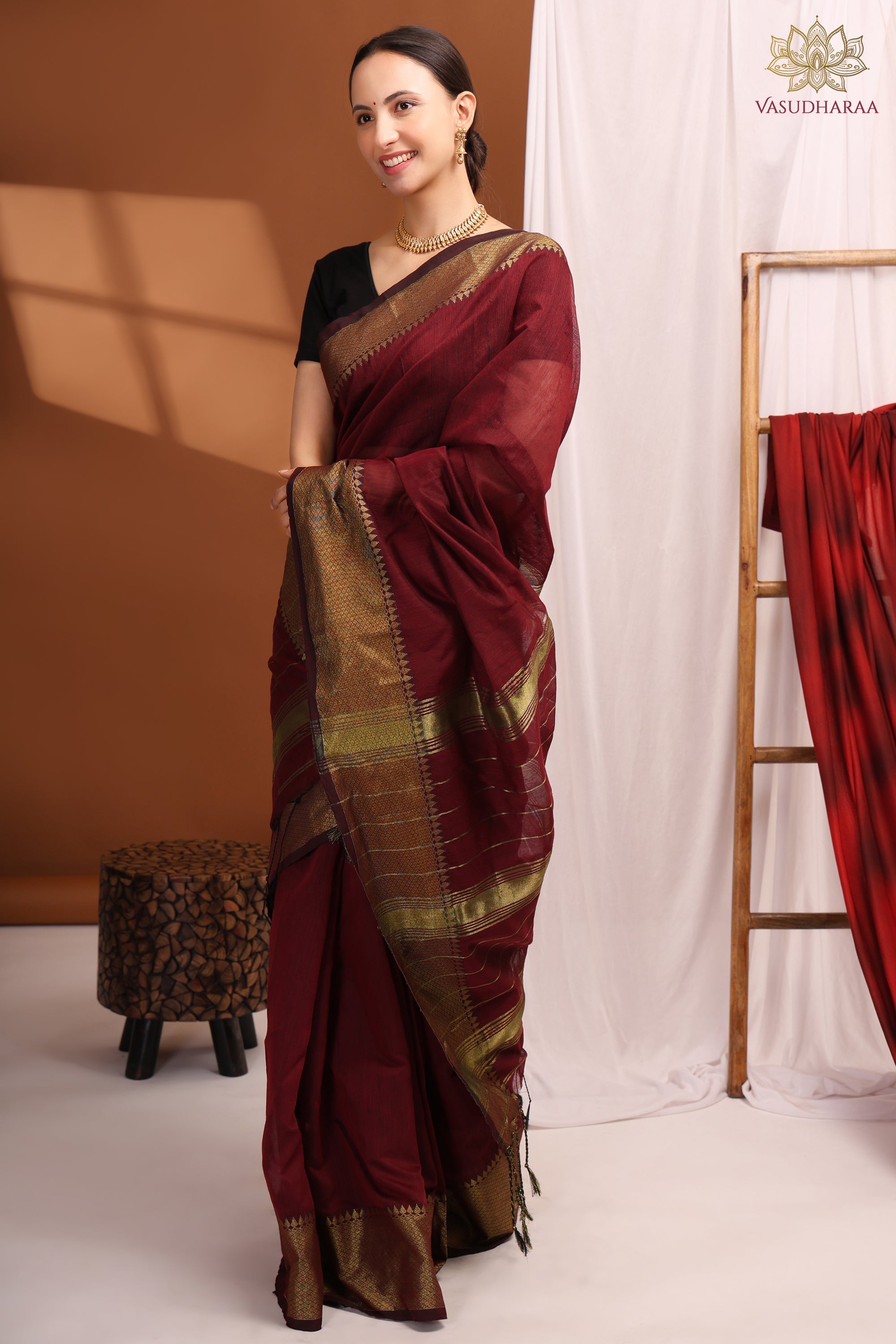 Maheshwari Cotton `Silk Coffee