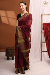 Maheshwari Cotton `Silk Coffee