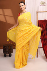 Soft Handloom Cotton Yellow