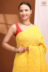 Soft Handloom Cotton Yellow