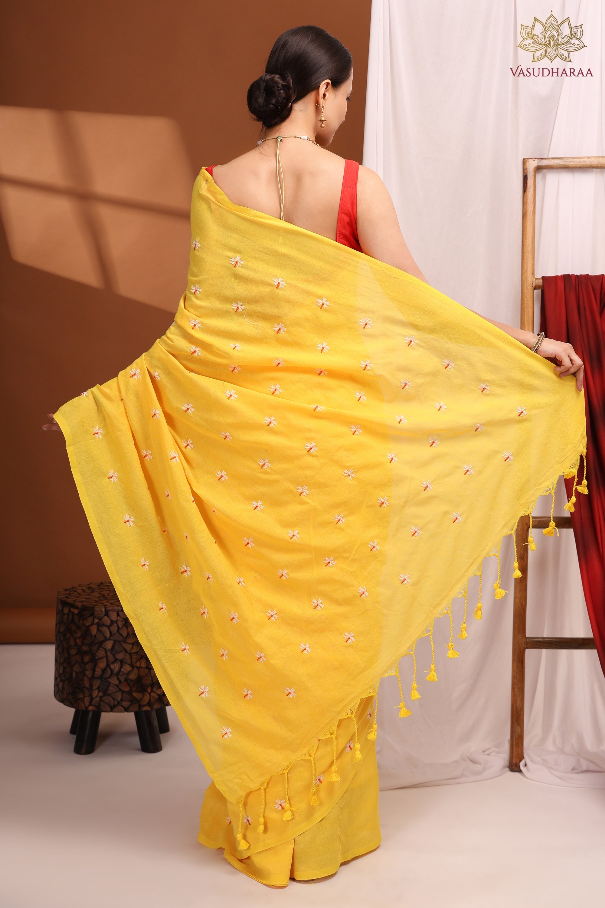 Soft Handloom Cotton Yellow