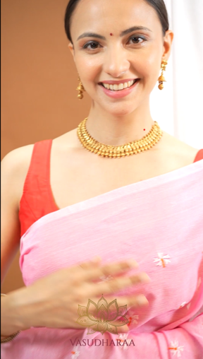 Soft Handloom Cotton light pink
