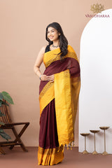 Handloom Pure Cotton Maroom
