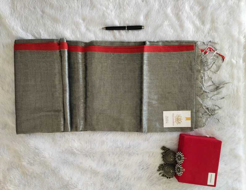 Tissue cotton Grey silver