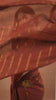 Handloom Pure Cotton Brown with Strips