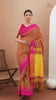 Handloom Pure Cotton Light Brown